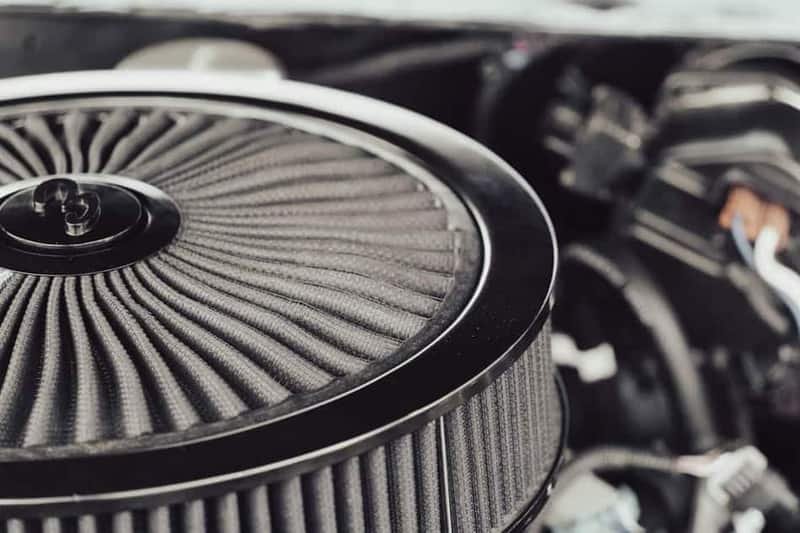 Replacing a dirty air filter in a furnace and air conditioning system in Meridian, Idaho