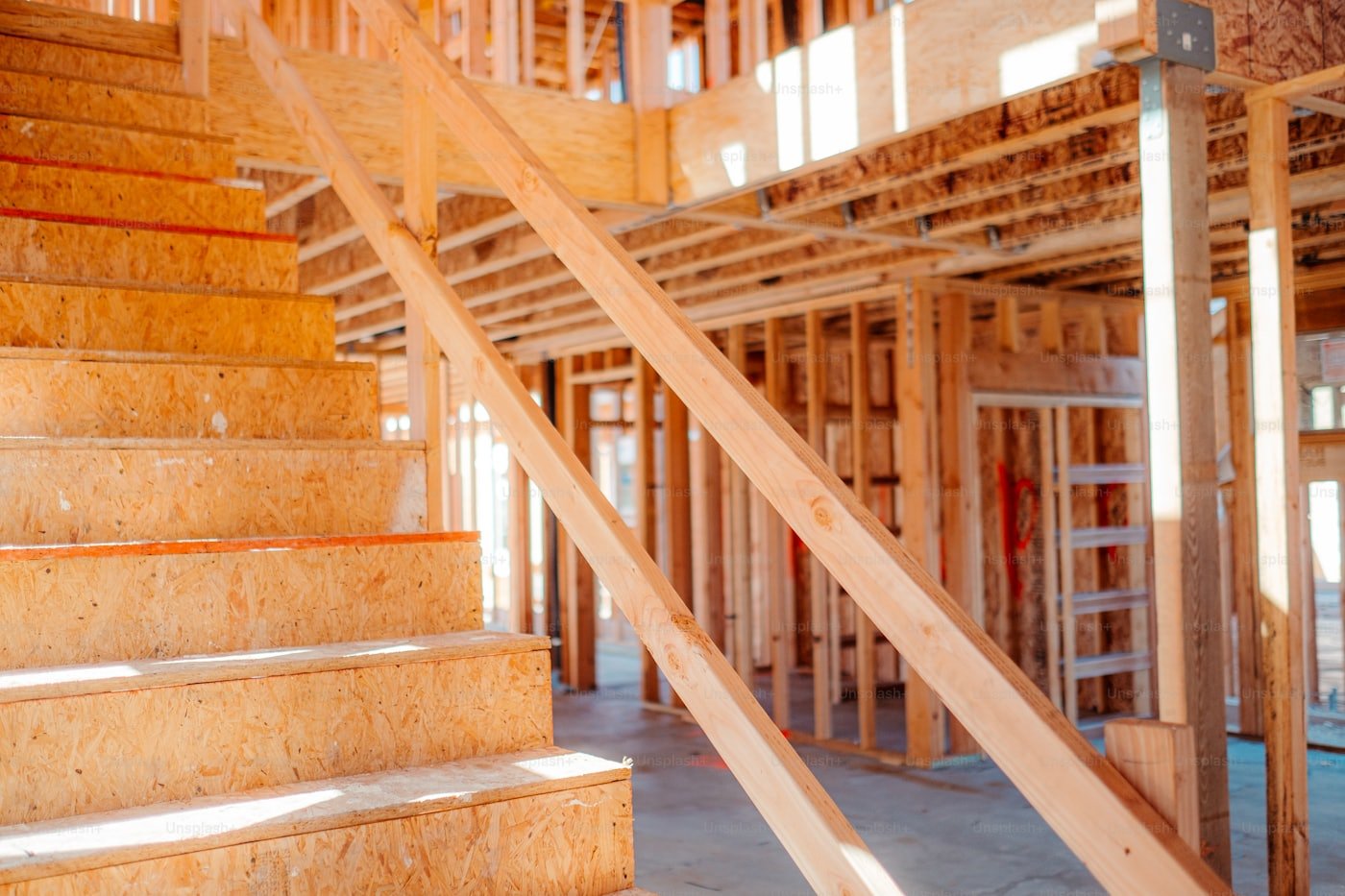 New construction home in Meridian, Idaho with radiant floor heating being installed before the slab pour
