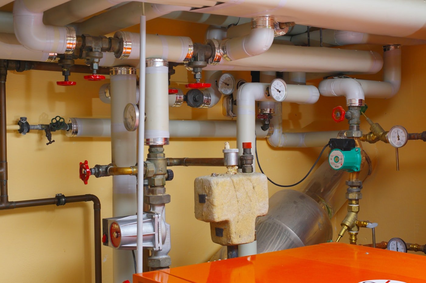 New PEX water supply lines installed during a whole home repipe in Meridian, Idaho