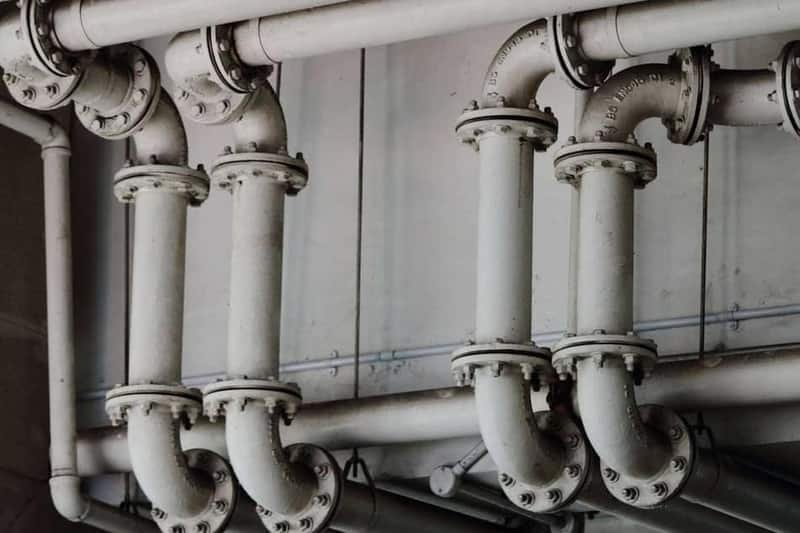 Access openings patched after a whole home repipe in a Boise, Idaho house